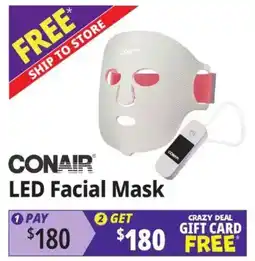 Ocean State Job Lot Conair led facial mask offer