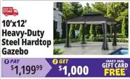 Ocean State Job Lot Heavy-duty steel hardtop gazebo offer