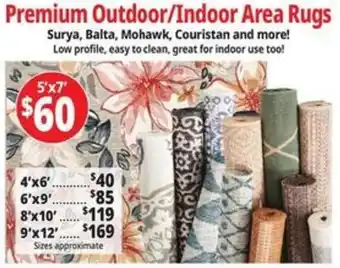 Ocean State Job Lot Premium Outdoor/Indoor Area Rugs offer