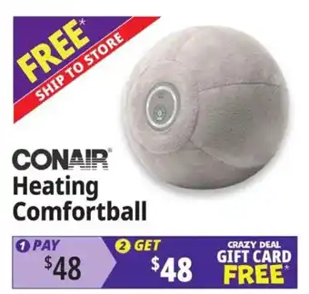 Ocean State Job Lot Conair heating comfortball offer