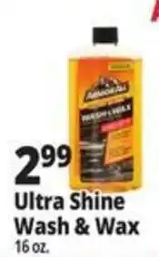 Ocean State Job Lot Removals ultra shine wash & wax offer