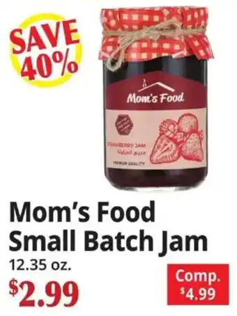 Mom's Food Small Batch Jam