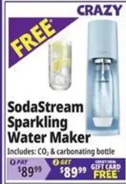 Ocean State Job Lot Sodastream sparkling water maker offer