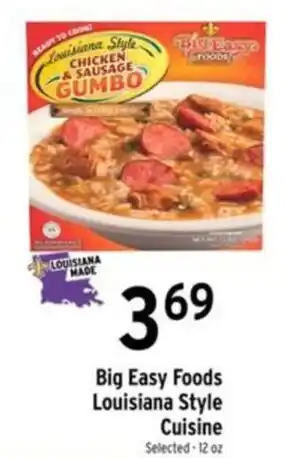 Big Easy Foods Louisiana Style Cuisine