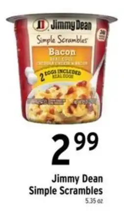 Brookshire's Jimmy Dean Simple Scrambles offer