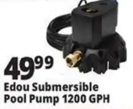 Ocean State Job Lot Edou Submersible Pool Pump 1200 GPH offer