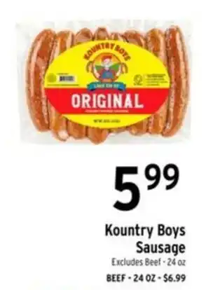 Brookshire's Kountry Boys Sausage offer
