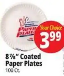 Ocean State Job Lot Paper Plates offer