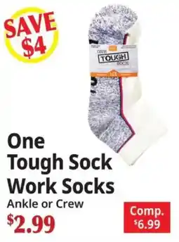 Ocean State Job Lot One Tough Sock Work Socks offer