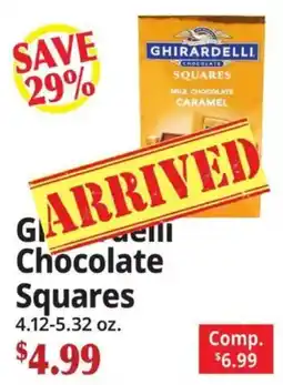 Ocean State Job Lot Ghirardelli Chocolate Squares offer