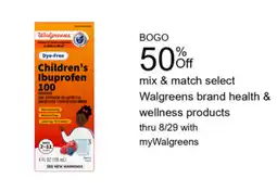 Walgreens Walgreens children's ibuprofen offer