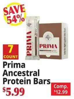 Ocean State Job Lot Prima Ancestral Protein Bars offer