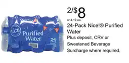 Walgreens Nice! Purified Water offer