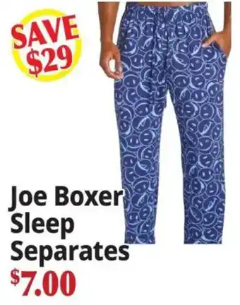 Ocean State Job Lot Joe Boxer sleep separates offer