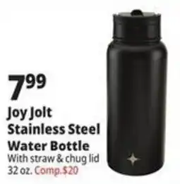 Ocean State Job Lot Joy Jolt stainless steel water bottle offer