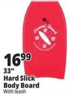 Ocean State Job Lot Hawaiian Beach Hard Slick Body Board offer