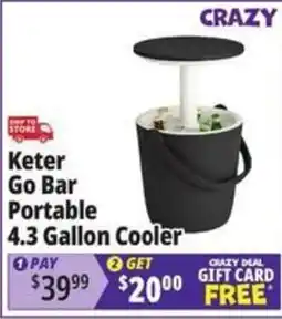 Ocean State Job Lot Keter Go Bar Portable Cooler offer