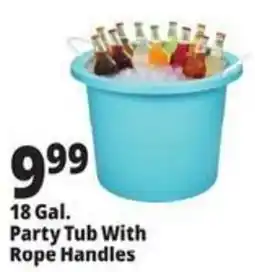 Ocean State Job Lot Party Tub With Rope Handles offer