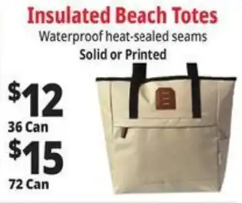 Ocean State Job Lot Insulated Beach Totes offer