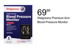 Walgreens Walgreens Premium Arm Blood Pressure Monitor offer