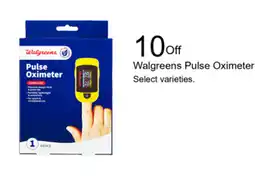 Walgreens Walgreens Pulse Oximeter offer