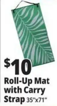 Ocean State Job Lot Roll-Up Mat with Carry Strap offer