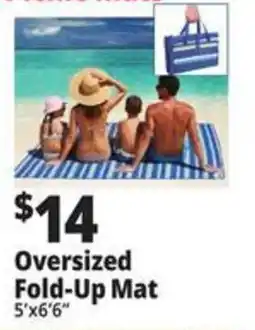 Ocean State Job Lot Oversized Fold-Up Mat offer