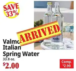 Ocean State Job Lot Valmora Italian Spring Water offer