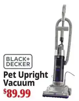 Ocean State Job Lot Black+Decker Pet Upright Vacuum offer
