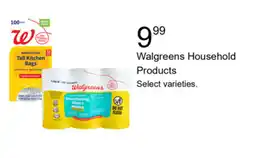 Walgreens Walgreens household products offer