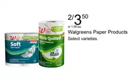Walgreens Walgreens Paper Products offer