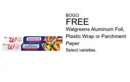 Walgreens Walgreens Aluminum Foil, Plastic Wrap or Parchment Paper offer