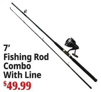 Ocean State Job Lot 7' Fishing Rod Combo With Line offer