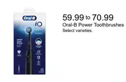 Walgreens Oral-B Power Toothbrushes offer