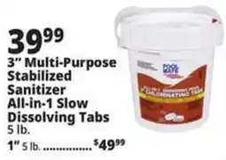 Ocean State Job Lot Doxie 3" Multi-Purpose Stabilized Sanitizer All-in-1 Slow Dissolving Tabs offer