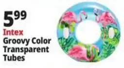 Ocean State Job Lot Intex Groovy Color Transparent Tubes offer