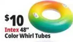 Ocean State Job Lot Intex color whirl tubes offer