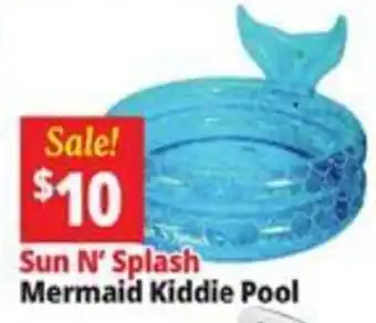 Ocean State Job Lot Sun N' Splash Mermaid Kiddie Pool offer