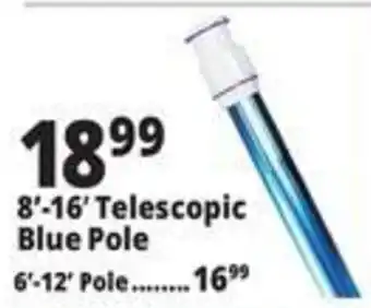 Ocean State Job Lot Telescopic Blue Pole offer