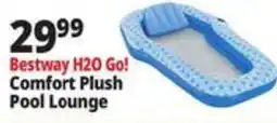 Ocean State Job Lot Bestway H2O Go! Comfort Plush Pool Lounge offer