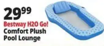 Ocean State Job Lot Bestway H2O Go! Comfort Plush Pool Lounge offer