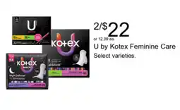 Walgreens U by Kotex Feminine Care offer