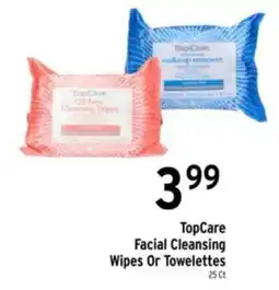 Brookshire's TopCare Facial Cleansing Wipes Or Towelettes offer