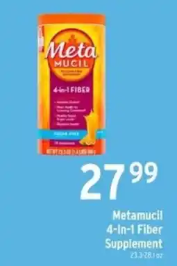 Brookshire's Metamucil 4-In-1 Fiber Supplement offer
