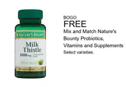 Walgreens Nature's Bounty Milk Thistle offer