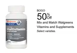 Walgreens Walgreens men's 50+ multivitamin offer