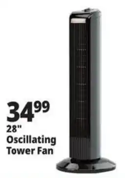 Ocean State Job Lot 28" Oscillating Tower Fan offer
