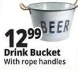 Ocean State Job Lot Drink Bucket With rope handles offer