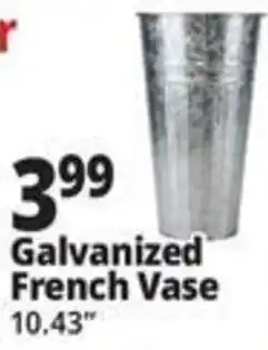 Ocean State Job Lot Galvanized French Vase offer