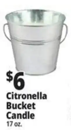 Ocean State Job Lot Citronella Bucket Candle offer